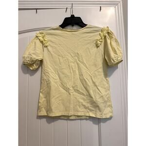 Zara Top Yellow Girls Size 11-12